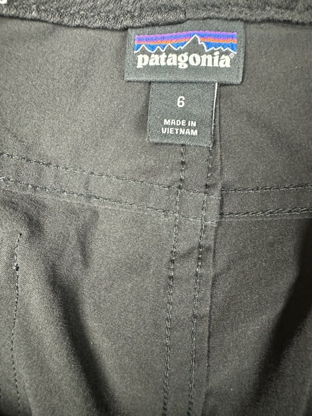 Patagonia Womens Size 6 Skyline Traveler Pants Black Hiking Ankle Zip STY55650 - Picture 9 of 16